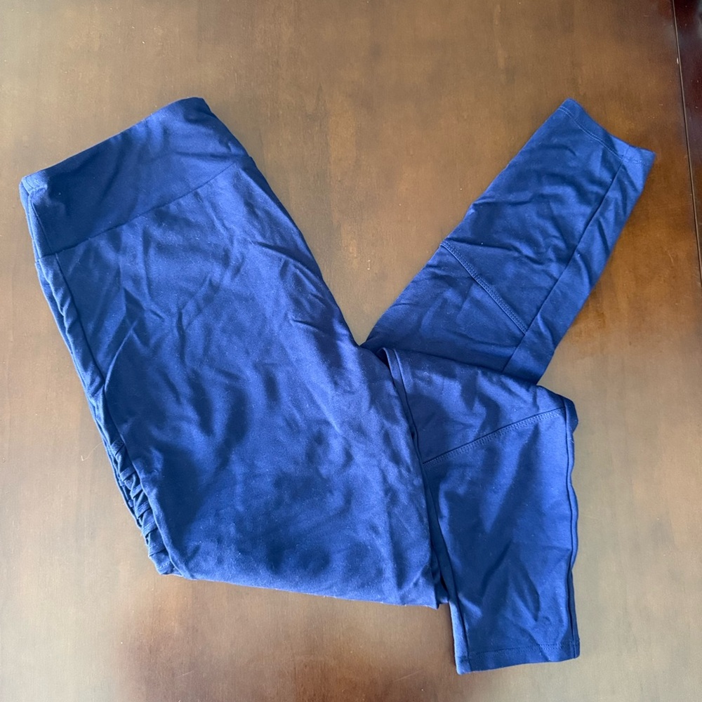 LuLaRoe Luxe Dark Blue Leggings